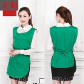 时尚 新款 韩版 连锁生水果店水日化超市店员工裙作服防围定制lo鲜go