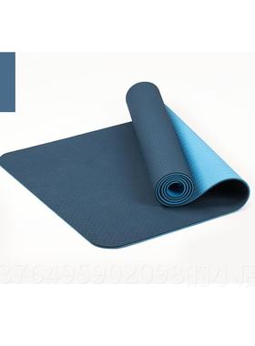 新款ttype双色环瑜伽垫保毫米加长健身垫6无臭防滑型瑜伽垫仰卧起