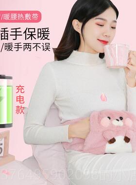 新款按摩的小猪抱枕仔公玩偶卡通娃娃女背部腰部会颈按摩椎器枕头