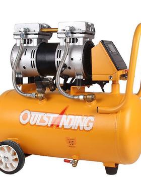 空压小型充气机泵突斯空压奥机木XEV工漆泵气磅静音无喷油空气压