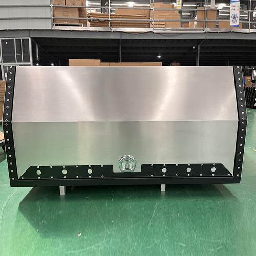 新款皮车周箱转合金带天蓬工具箱4喷塑铝2门翻盖可卡调节安全箱