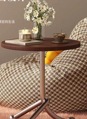 沙发边几客厅家卧XYA用茶几阳台创角意小圆桌古简中约边桌几室床
