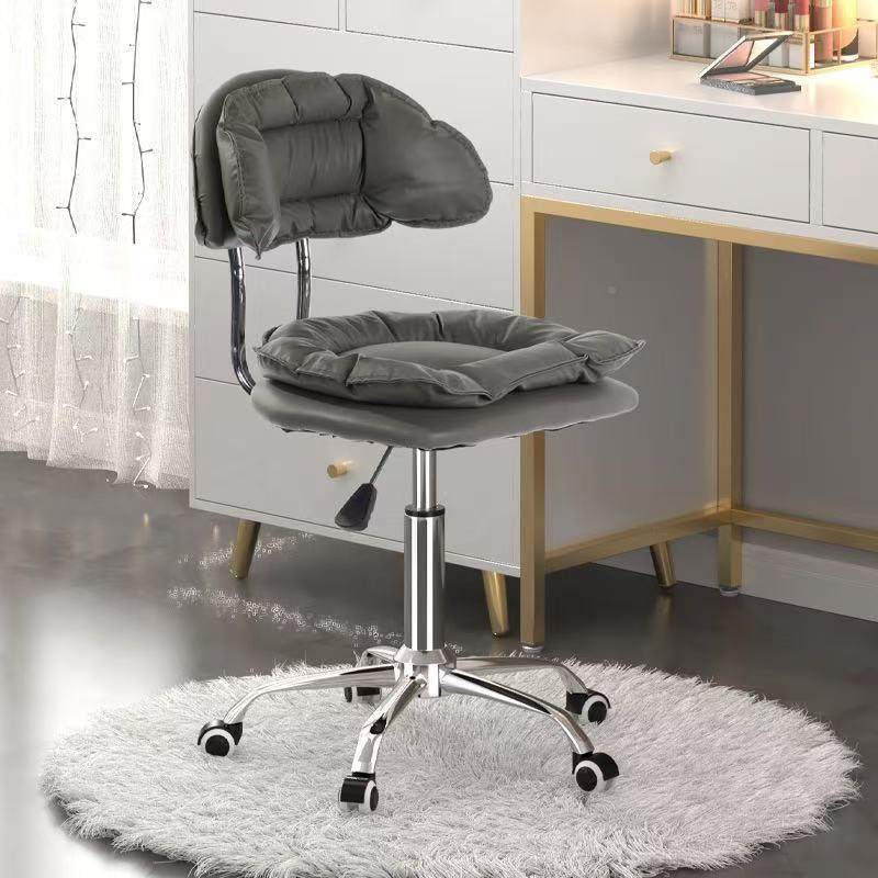 台椅转现代升降简约前台甲旋COO轻奢椅靠背家用脚美凳滑轮可升降
