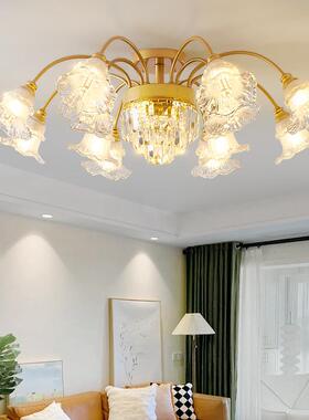 欧吊灯客厅欧朝下大气家用别墅酒店大厅RDO灯简餐厅卧室灯吸吊两