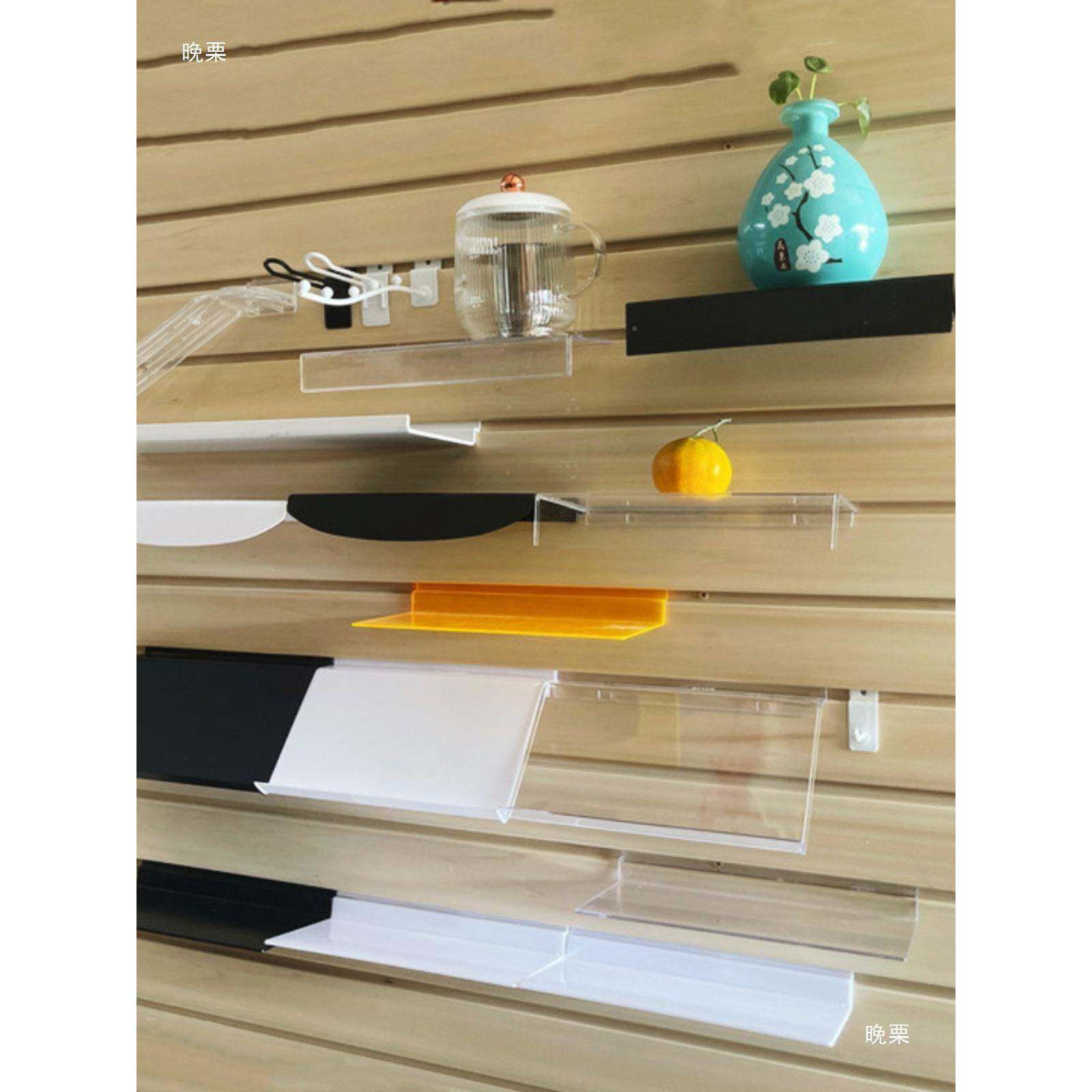 3板0装万通板配件5珠S型色黑货铝合ZSH金槽板挂钩架挂架饰品展架