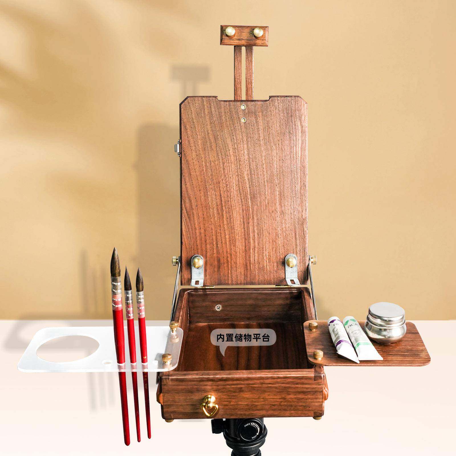 岳黑桃木水彩画画AUE箱胡美术写生绘迷你箱便携式伸缩云台可拆卸,鲜花速递/花卉仿真/绿植园艺,其它园艺用品,淘宝优惠券,粉丝福利购,淘宝优惠卷