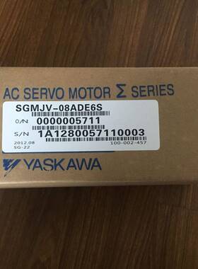 SGMJV-08ADE6E安川575BCH0W带刹系车伺8服电机SGMJAV-0DE6E