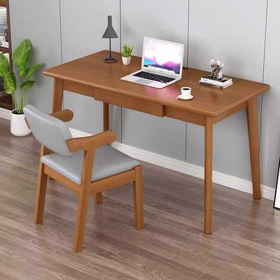 实木童书桌办公桌榉木写小字椅卧室简约家用餐桌学生儿学001232桌