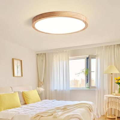 米现居SRG全光谱护眼卧室灯简约代主卧房间原木e书房超薄ld灯吸顶