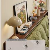 实木沙发后置物隙架床小头靠背柜床尾长条收纳边柜墙窄HEA桌夹缝