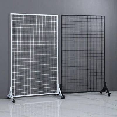 式美术画展网架立落地移品动网片超市网格园LFW网架展会幼儿饰展