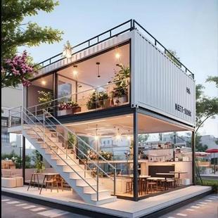 沈阳工厂别墅集装 箱街区规划商业街店铺工业风售楼处办公室