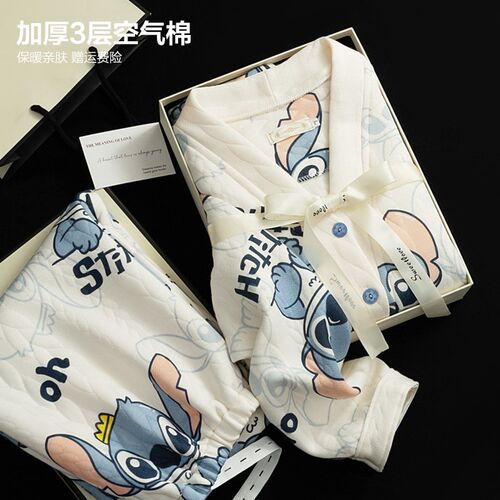 秋冬季空气棉月子服春秋纯棉产后10月份11孕妇睡衣哺乳产妇家居服
