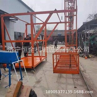 无动力手推台车 防撞墙护栏台车 高速桥梁外侧施工吊篮