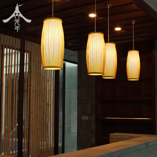 新中式卧室床头小吊灯日式料理餐厅灯具酒店民宿玄关过道榻榻米灯