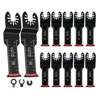 12pcs 31*120mm 加长万用宝锯片  弧形 开口型快卸 多功能修边机