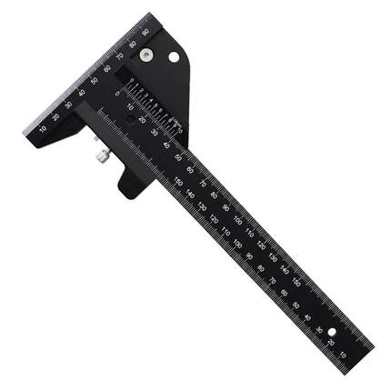 木工多功能划线尺铝合金T型尺