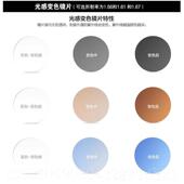 100 500度 15020镜 300 防 250 高档配纯钛无框近视眼男女成0品75