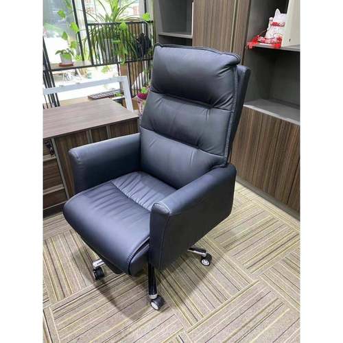 新款老板久坐舒适特大班椅休闲办公椅午椅皮椅牛皮转椅真皮座椅休