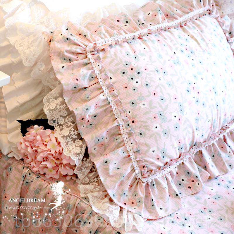 高档欧美版欧洲园公主复古田园上全花韩棉床用品纯棉床裙款被套四