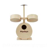 高档泰国PlnToys非洲手鼓击大鼓儿a童鼓婴儿手拍鼓玩具幼儿园打鼓