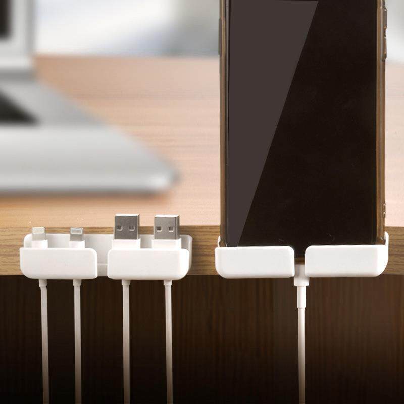 居家收纳理线器数据线收纳卡扣桌面电线固定器线夹自粘无痕固线器