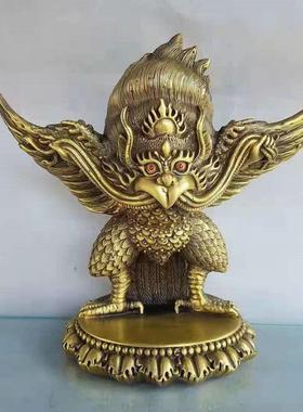 黄铜大鹏鸟现代家居饰品工艺摆件铜制品创意房间金属摆件手工