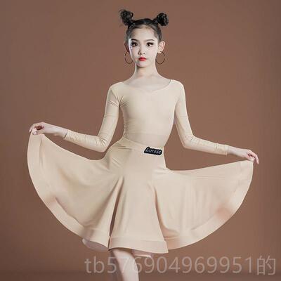 新款罗然春夏演女童拉丁舞蹈服专级业规定赛服装少儿比练功考儿童