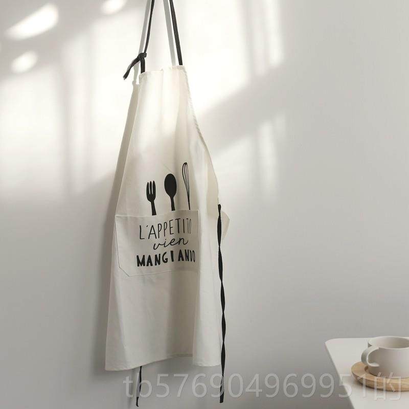 新款韩裙版简约叉纯棉围作防油 北欧风创刀意成人咖啡面包店厨房,家庭/个人清洁工具,围裙,淘宝优惠券,粉丝福利购,淘宝优惠卷