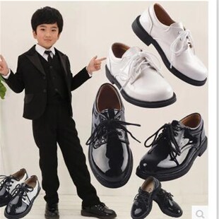 男女童舞蹈鞋皮鞋儿童礼服花童鞋学生大合唱演出舞蹈鞋杰克逊舞蹈