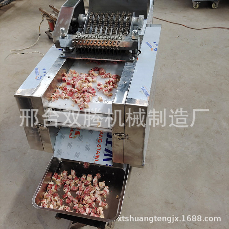 全自动剁骨机切鸡块机小型切鸡块机剁鲜鸡块机冻肉火锅鸡鸭切块机