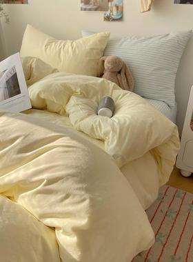 秋冬棉水洗全棉用床上四件套纯棉加厚lxy20249家床单被套床款床品