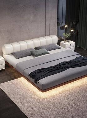 浮意式米极MTO简皮床18主卧床简约床双人大1.5m轻奢高端大气现代