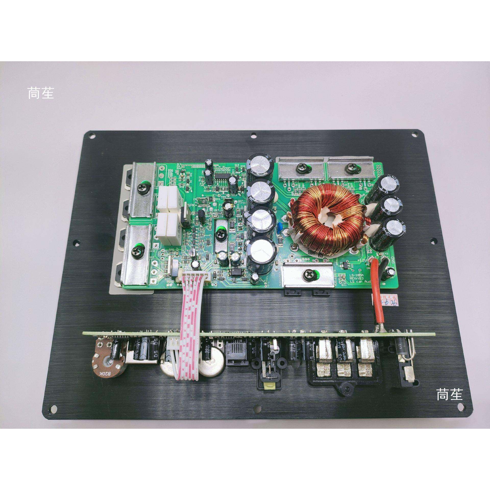 有源低音炮功放板12500D寸率10寸车载音功2放板大功1V发烧低级功
