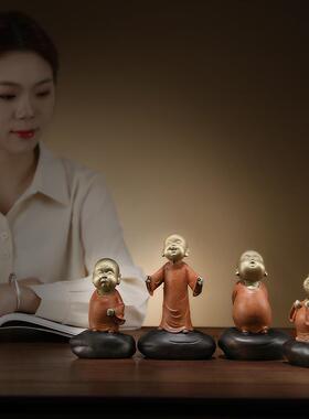 20250101办公室装饰新朋中式节节高升送友好物办公柜桌件面摆摆件