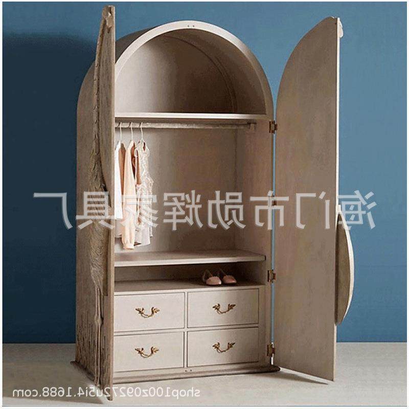 法式复古做旧实木收纳衣柜美式花轻收奢双鹤雕门双书柜纳柜装ts55