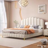 YL现代简约儿YLX童男孩单人床1米5童床轻奢卧室奶油风男公主床床X