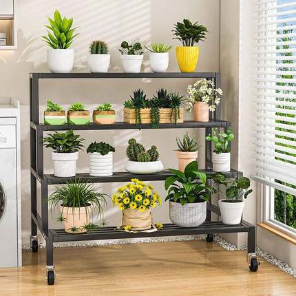 多层阶梯多式架梯形置物SZA架阳台落地式水防防锈庭花院肉室内外