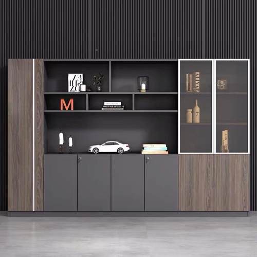 纳文件柜资料柜木质老书板柜XKR式档案储物收柜办公室板背景文件