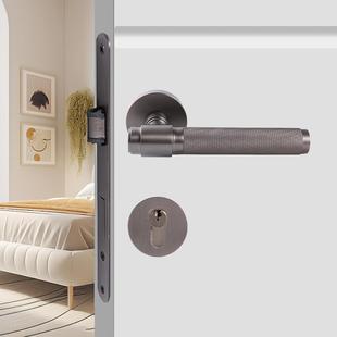 轻奢法通式分体21-216门锁静音房门锁家室内卧室房间用锁型木门门