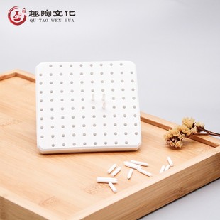 趣陶艺支钉烧窑工具多孔耐火垫陶艺窑炉配件电窑吊烧全上釉支撑