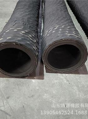 大口径钢丝吸绕排水胶35372管农业灌溉涝林高强度钢排丝缠橡胶钢