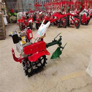 双链轨式 扶农用旋耕机大棚锄草沟机CDP翻地开犁 小型履带微耕手式