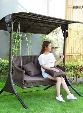院户外庭艺小院阳35370台室椅外家用网双人花园摇椅花吊园别