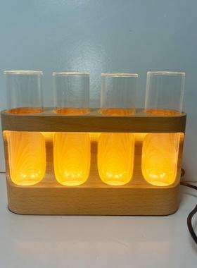 管直销观ED灯家居客厅办公室装L饰灯试管花架赏桌93098面摆件