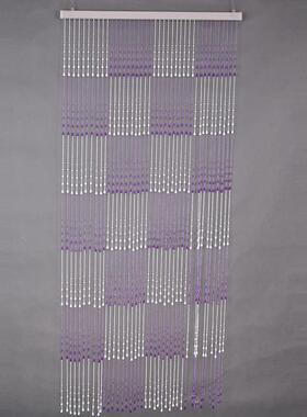 室水晶珠帘珠子隔断帘客GIE厅风水塑料门帘卧门连款珠子双色新家