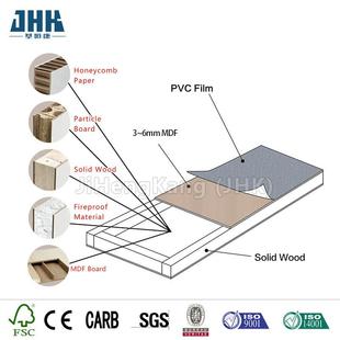 门HDF木房间家用实室内白色免漆pvc复合木无品牌 门JHK 房门卧室装