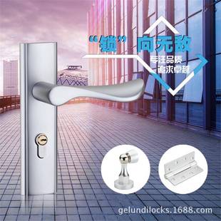 太空铝间系列58不锈钢音门轴承卫生房FCY锁门执手门锁静