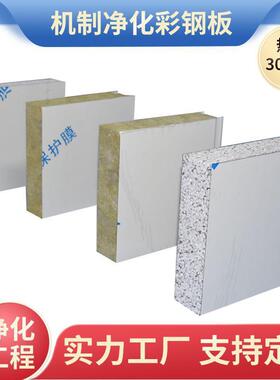 直销50439钢手MM岩棉芯彩夹板机制岩棉板工岩棉净化板