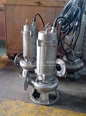 不排锈钢精铸潜水排污泵QWP无无品牌/堵塞耐腐蚀整0机3钢4不锈污
